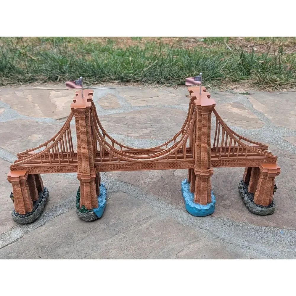 Brooklyn Bridge HO Scale Train Accessory Lighted Bradford Exchange 18
